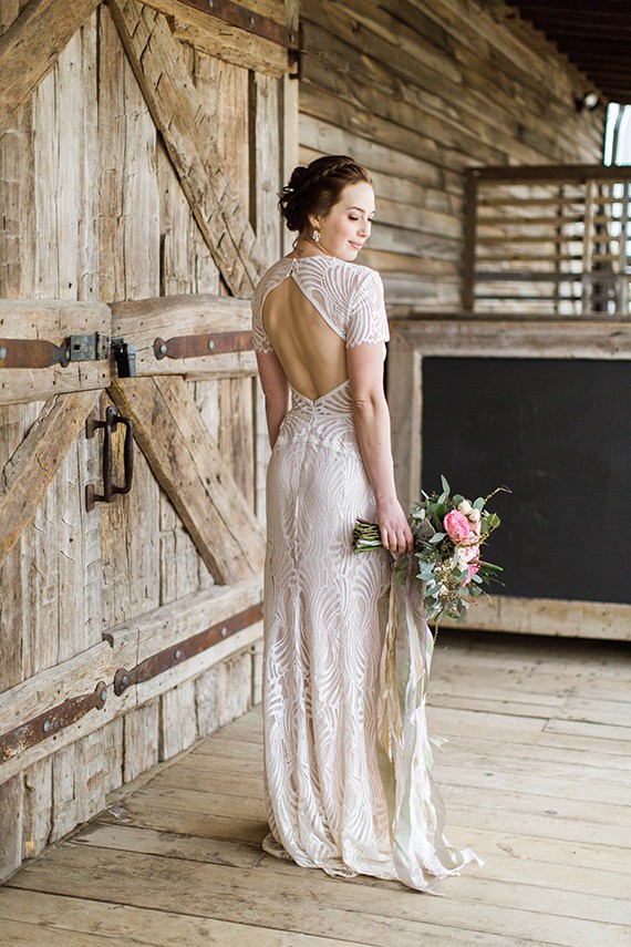 satin long dress with beaded lace appliqué Long Prom Dress with Sheer Sequin-Applique Corset Black/White / 2 main image 1