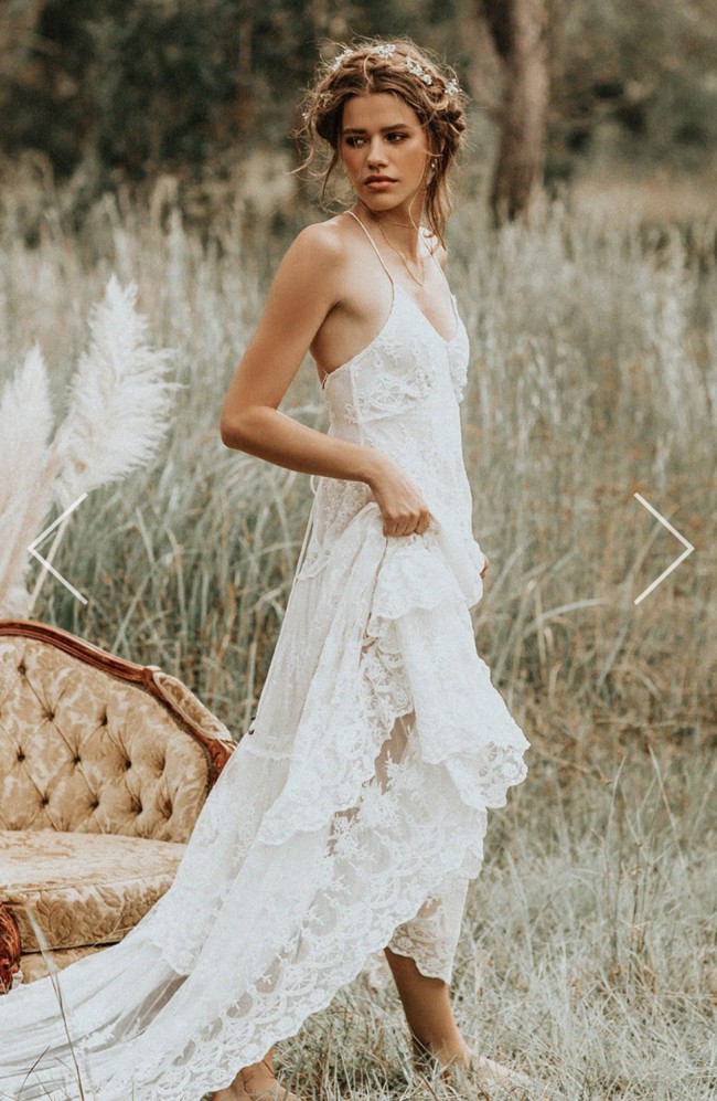 canyon moon mesh gown