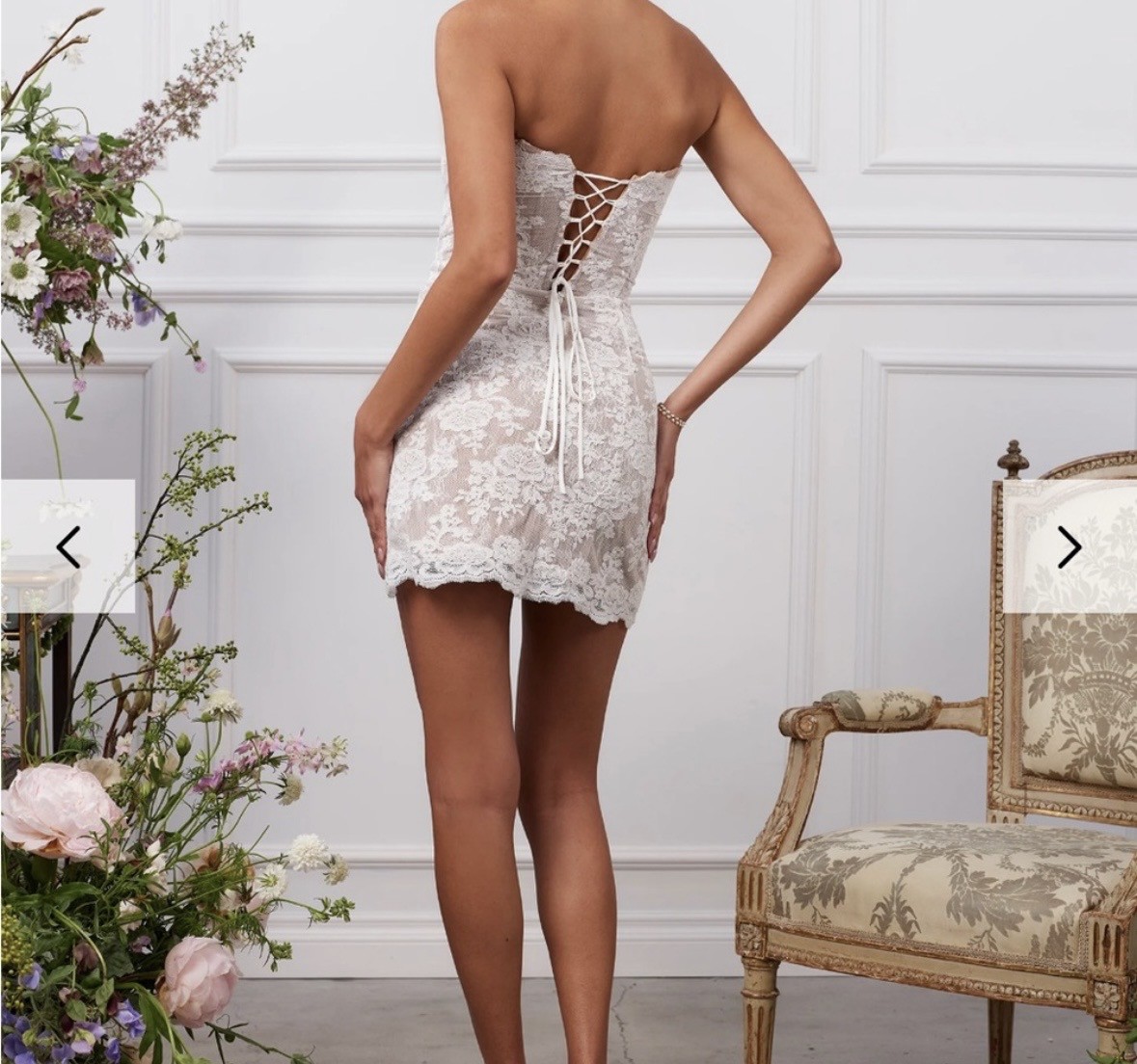 V. Chapman, Kylie dress in Chantilly lace New Wedding Dress Save 36% -  Stillwhite