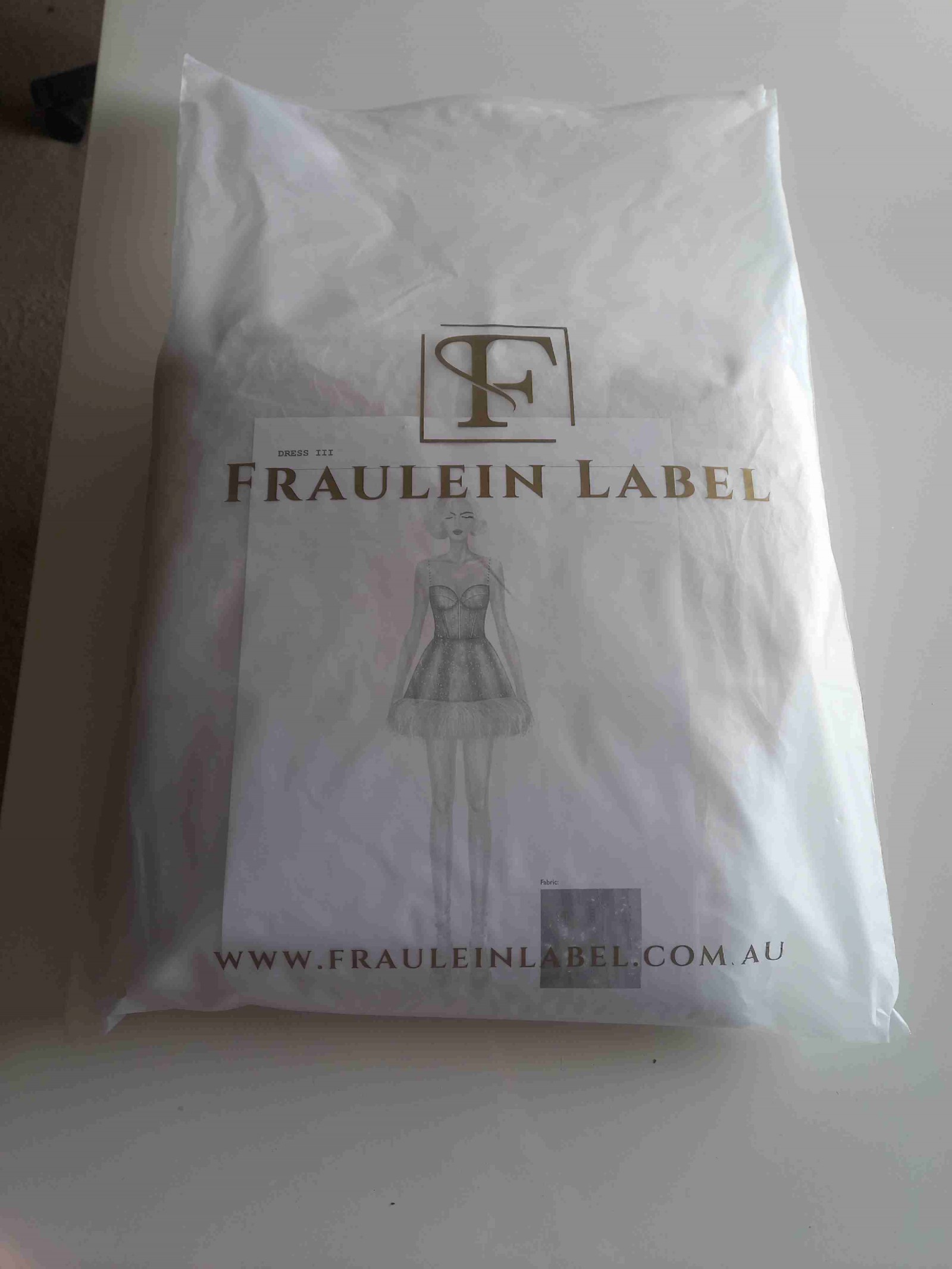 Fraulein Label MONROE SEQUIN & FEATHER MINI PEARL CORSET DRESS New