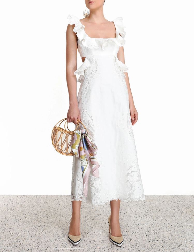 green emerald velvet dress Zimmermann Super Eight Tubular Dress | Tubular Mini