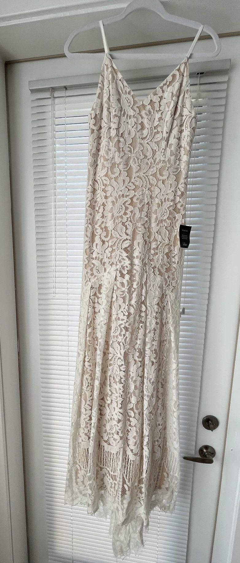 Lulus Flynn White Lace Maxi Dress New Wedding Dress Save 49 
