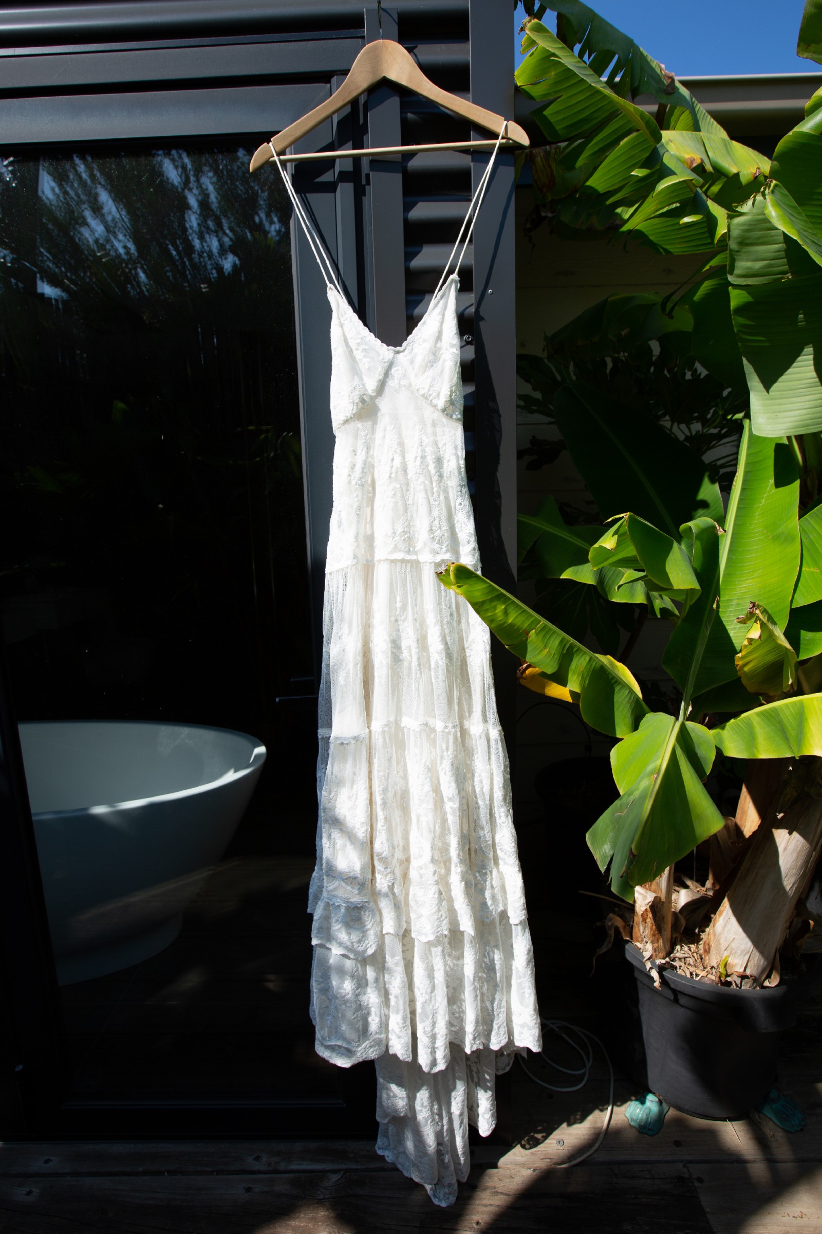 canyon moon mesh gown