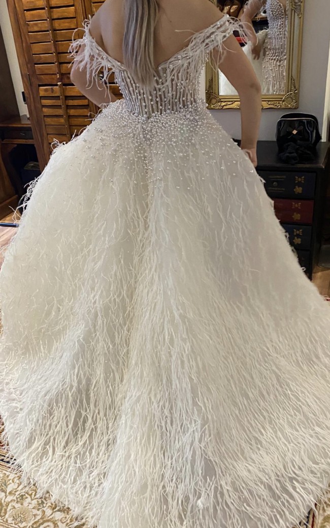 Valdrin Sahiti Custom Made New Wedding Dress Save 26