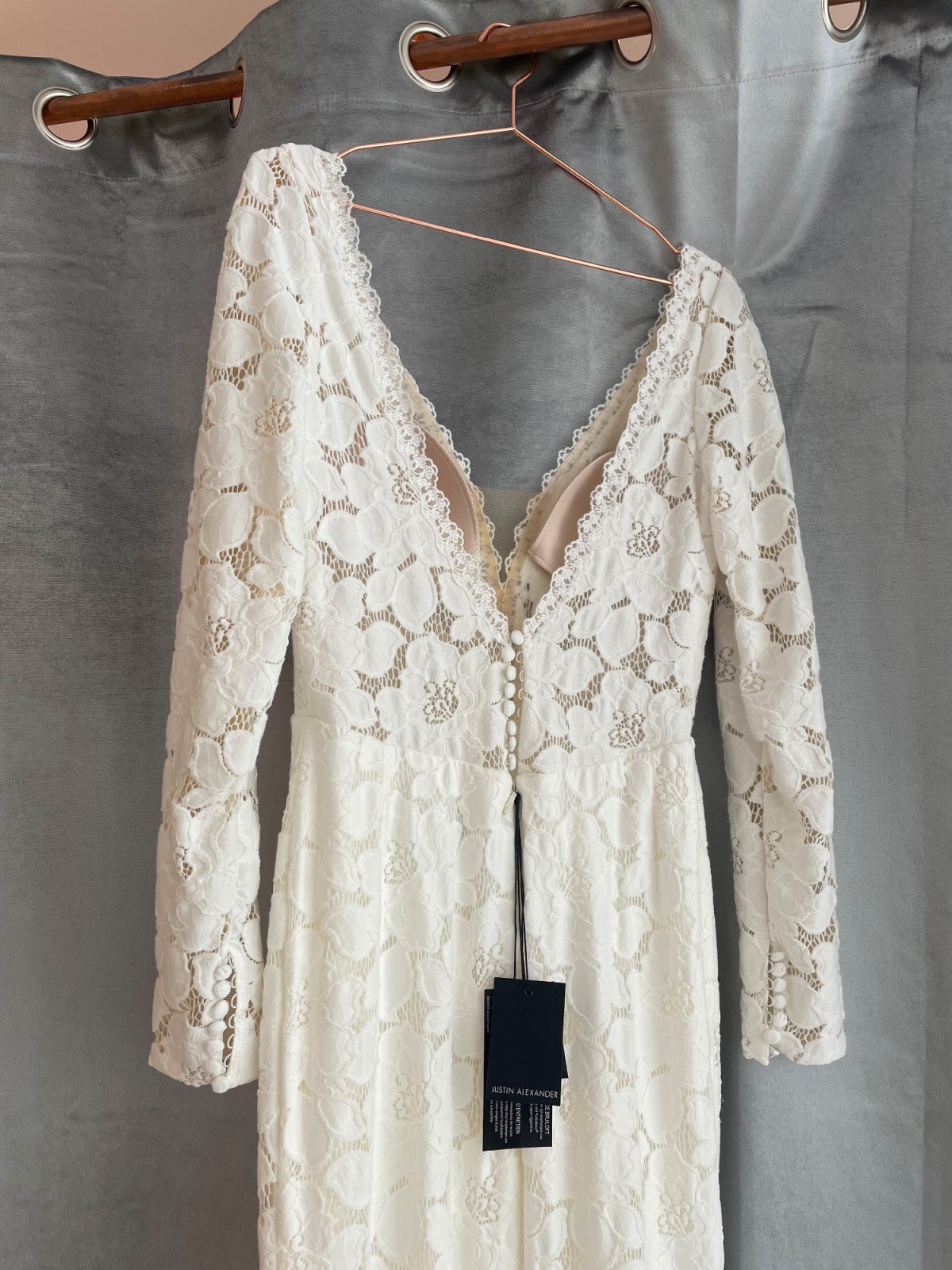 Justin Alexander Jade Sample Wedding Dress Save 80 Stillwhite