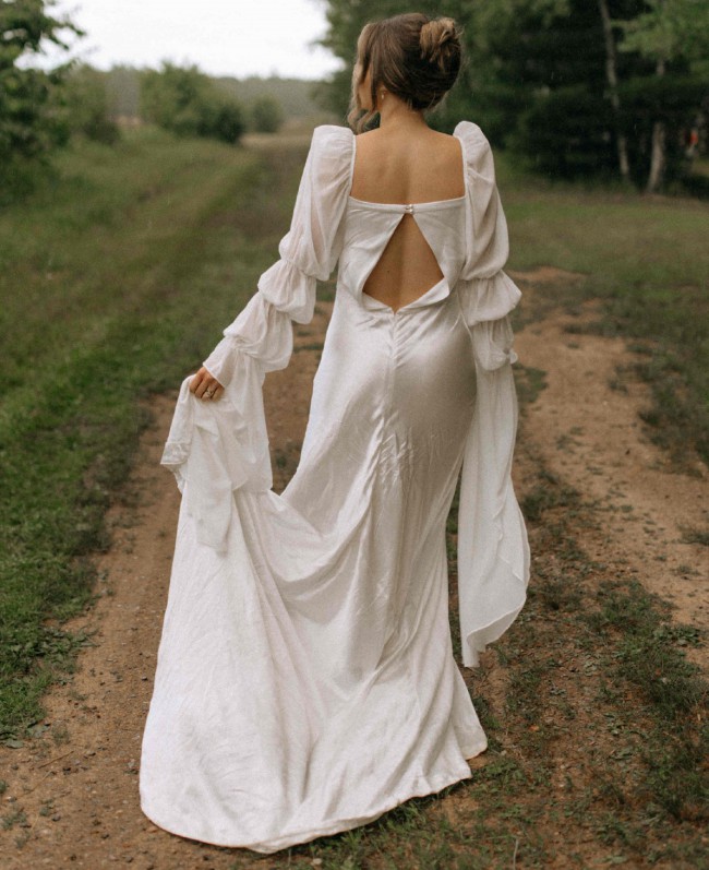 For Love & Lemons Willow Wedding Dress Save 26% - Stillwhite