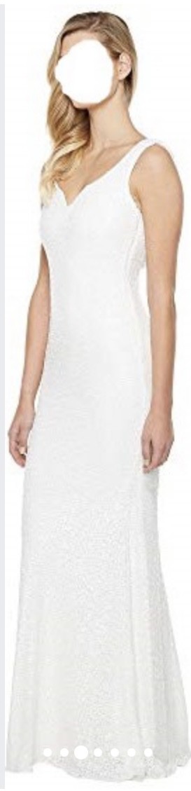 badgley mischka cowl back gown