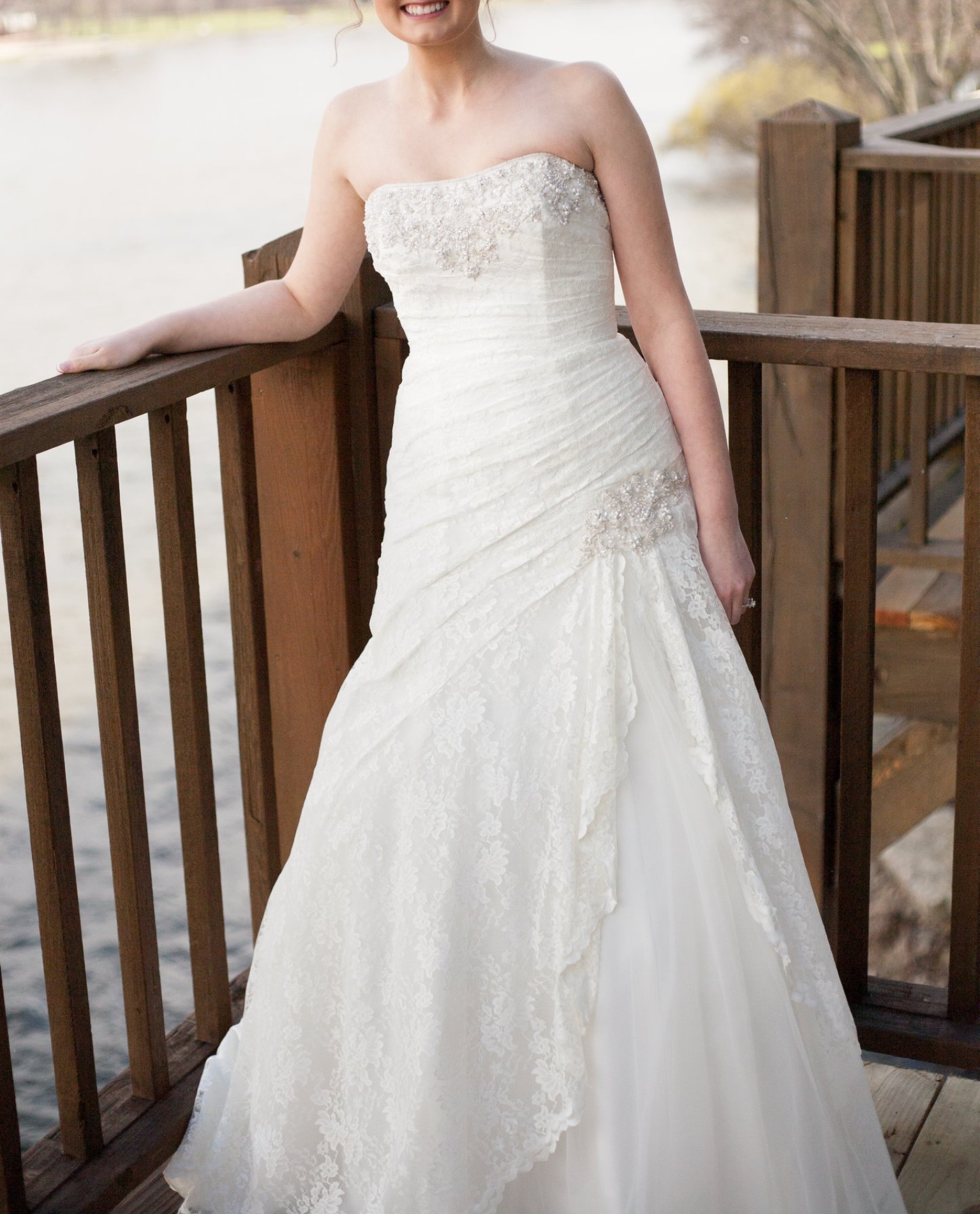 David's Bridal Collection YP3344 Used Wedding Dress Save 55% - Stillwhite