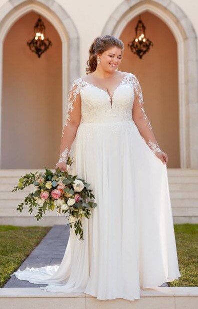 Stella Chiffon Wedding Dress