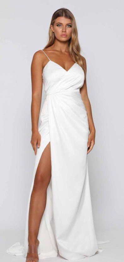 Elle Zeitoune Roman White New Wedding Dress Save 71% - Stillwhite
