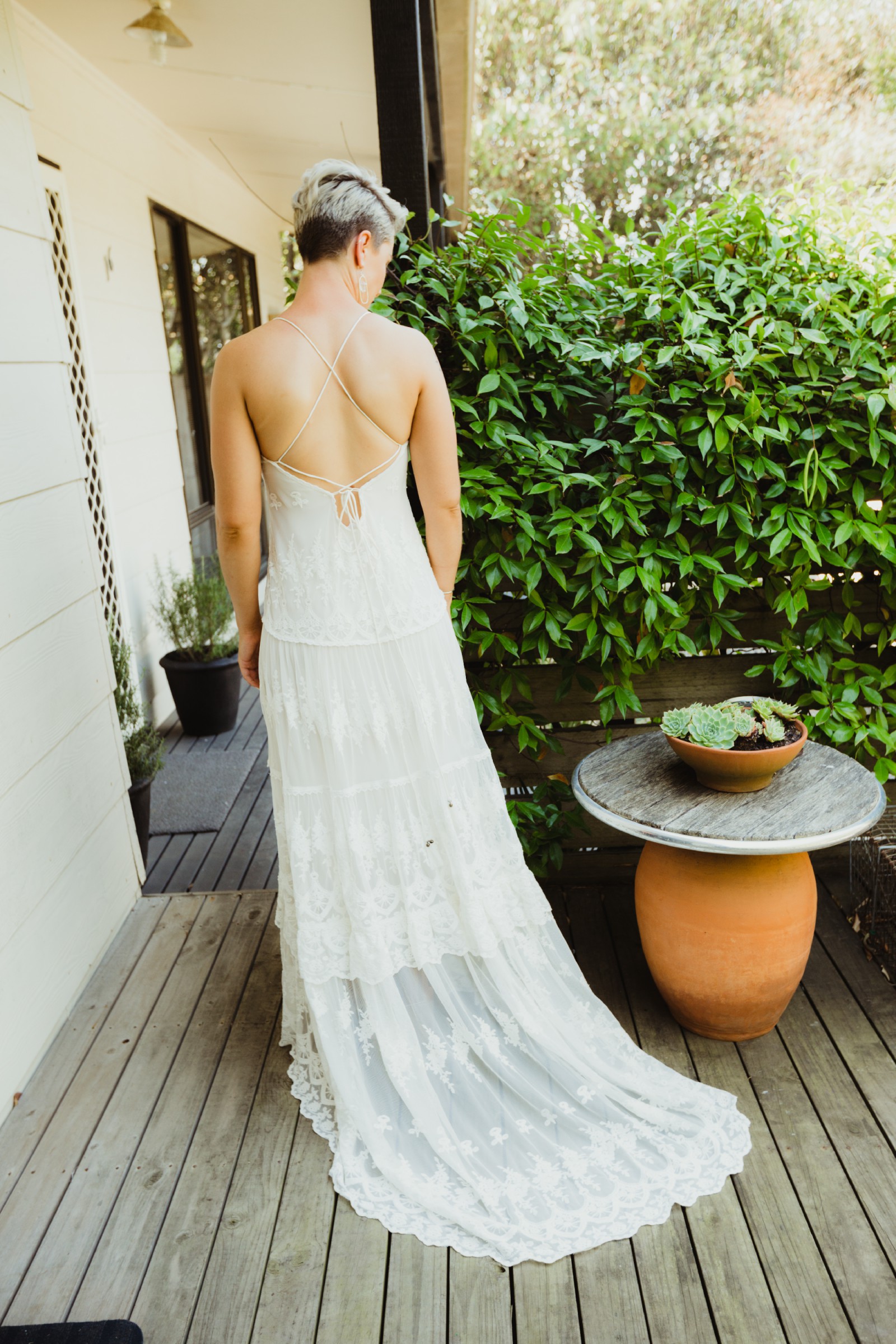 canyon moon mesh gown