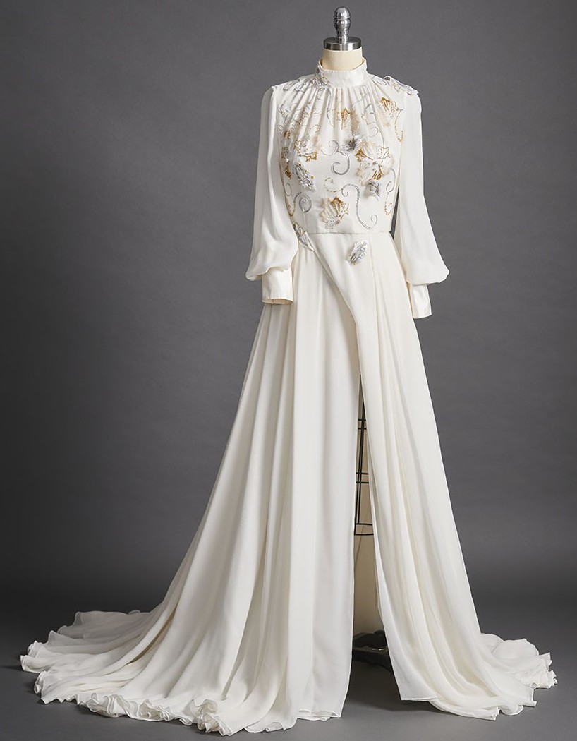 DELPHINE GENIN Golden Goddess / Déesse Dorée Wedding Dress Save 74% ...
