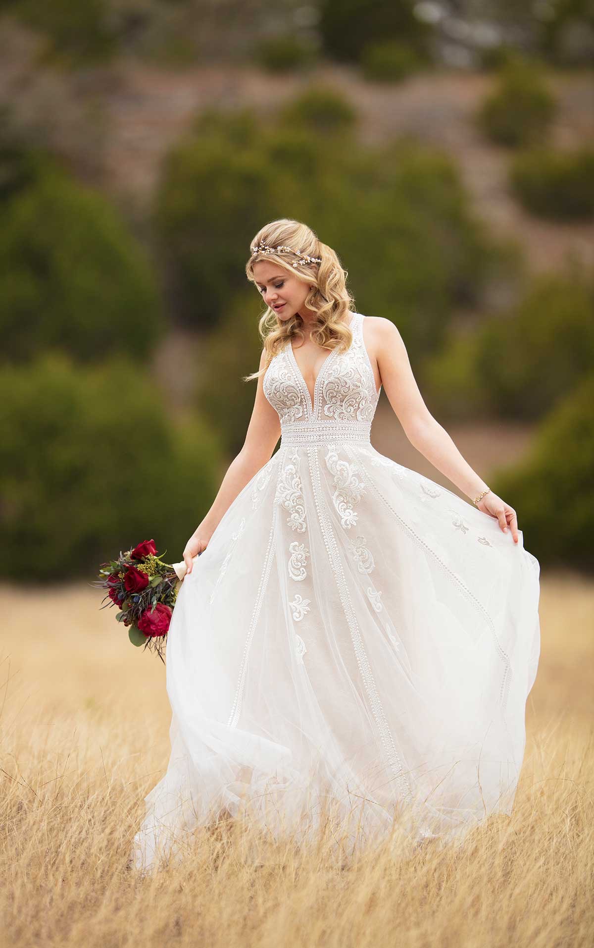 Essense of Australia D1951DM (Britton) New Wedding Dress Save 38