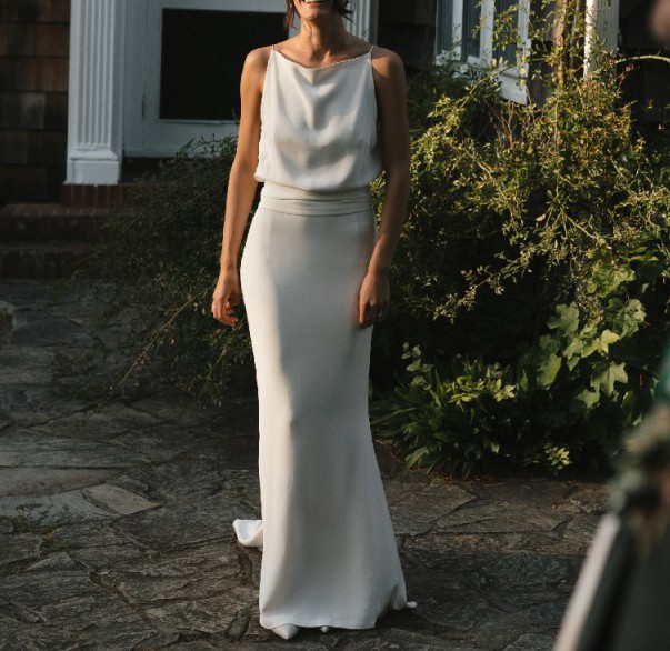 laila bridesmaid dress Lola Midi Dress in Vanilla Ice – LabelRow main image 0