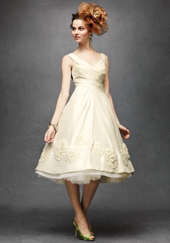 BHLDN Pinwheel Tea Dress Second Hand Wedding Dress Save 64