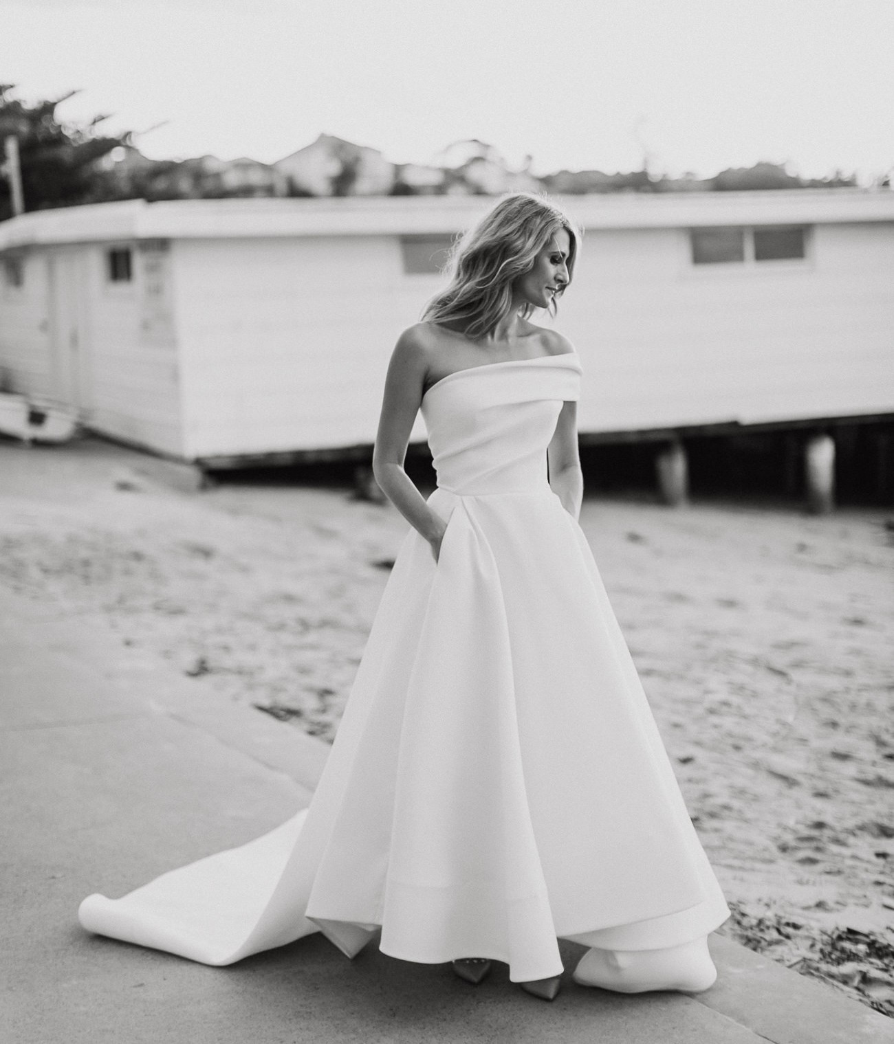 Toni Maticevski Forever One Shoulder Gown Second Hand Wedding Dress