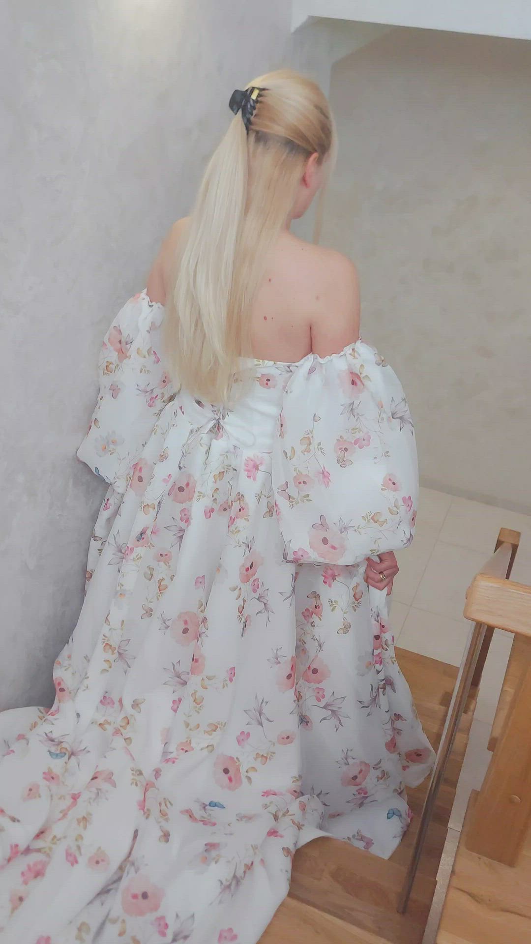 Yaroslavska Dresses, Floral organza wedding dress
