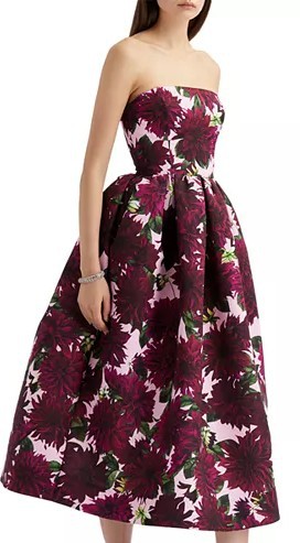 Oscar de la Renta, STRAPLESS DAHLIA FAILLE OSCAR DRESS Wedding Dress Save  69% - Stillwhite