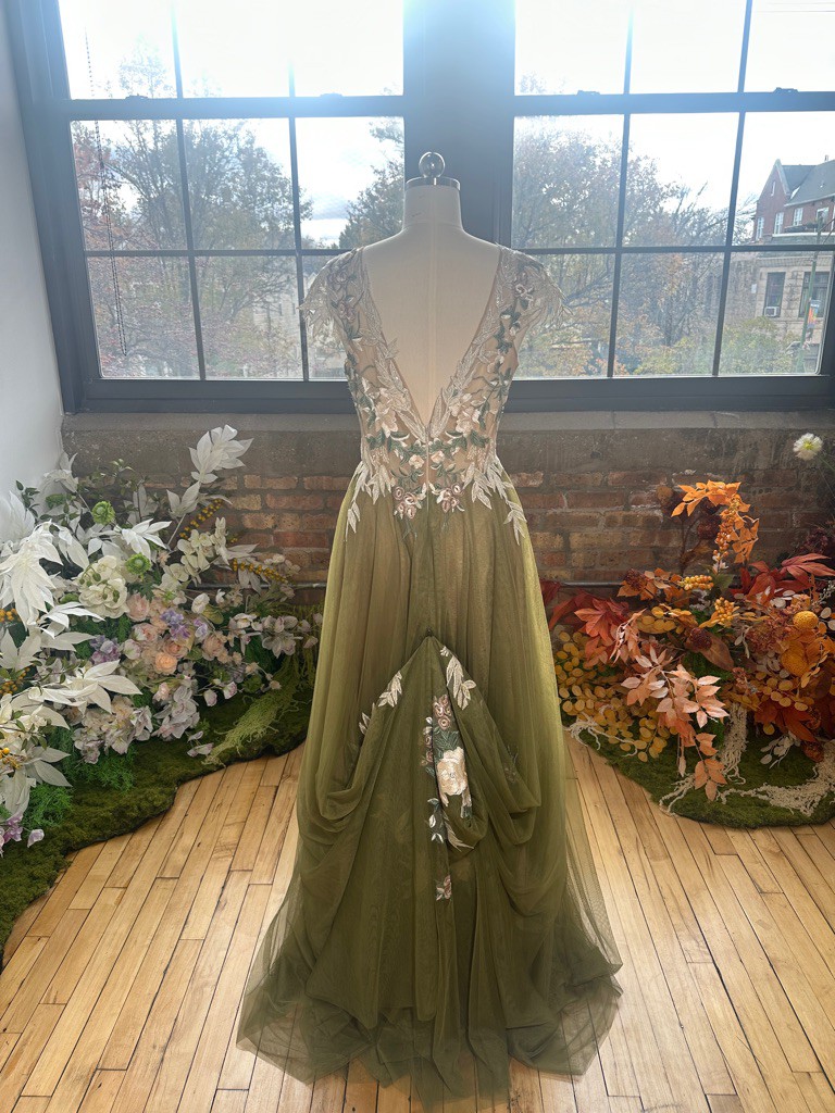 Flora & Lane, Sage Wedding Dress Save 49% - Stillwhite