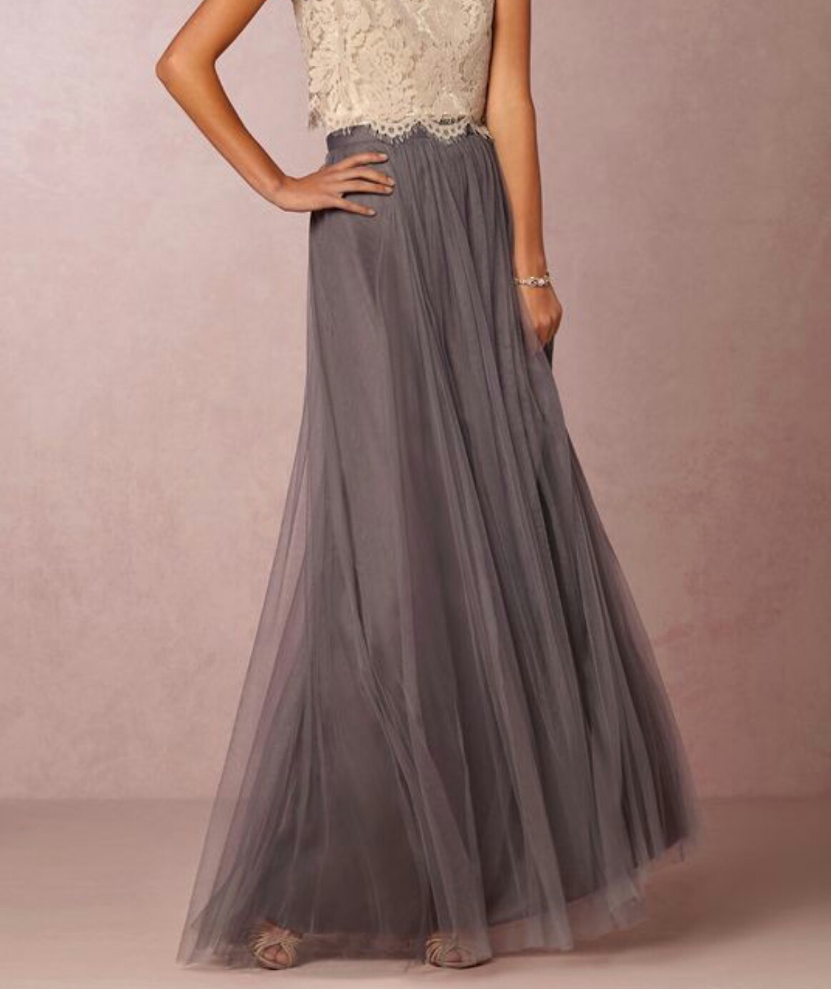 BHLDN Louise Tulle Skirt New Wedding Dress Save 32% - Stillwhite