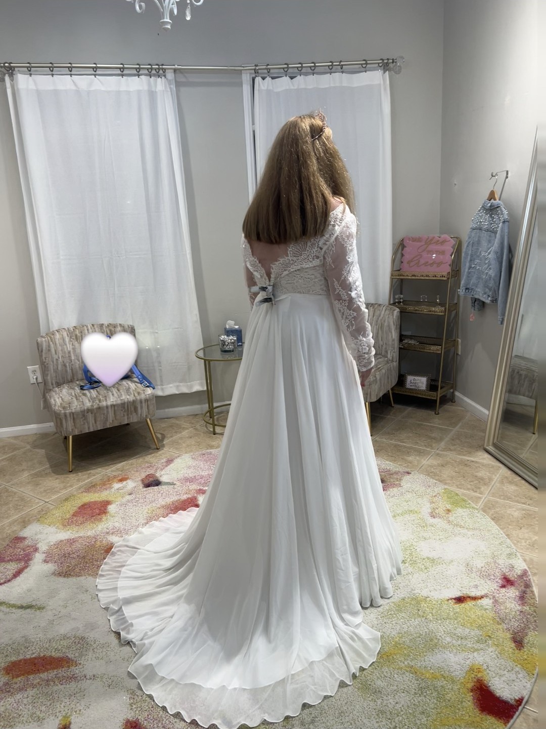 Dress With David's Bridal Long Sleeve Lace Bridesmaid Dresses David's  Bridal, Long Sleeve Plunge Lace Chiffon Wedding Dress New