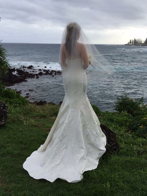 Oleg Cassini Lace Wedding Dresses Creme
