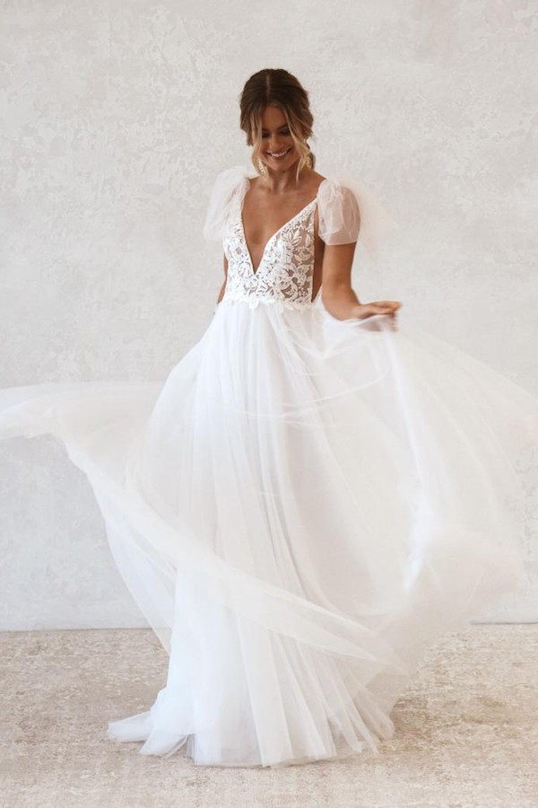 Emmy Mae Peony Tulle Wedding Dress Save 31% - Stillwhite