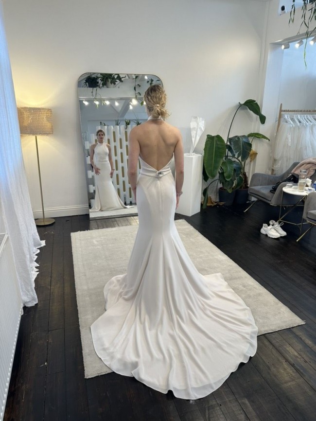 Paloma Blanca 4850 Wedding Dress Silk