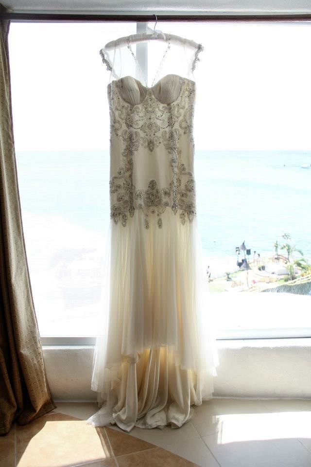 Jenny Packham Eloise Altered To Sheer Back Used Wedding Dress On