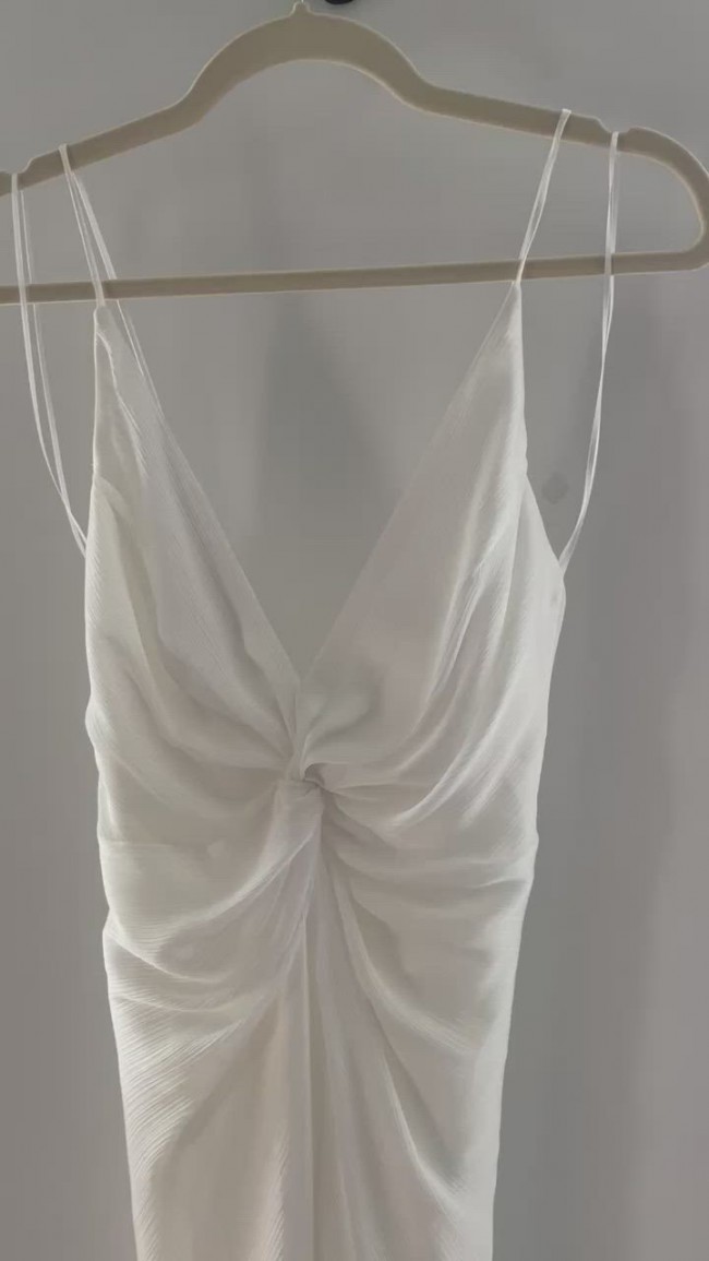 Galvan London Galvan London Riviera Knotted Slip Dress New Wedding Dress Save 71 Stillwhite