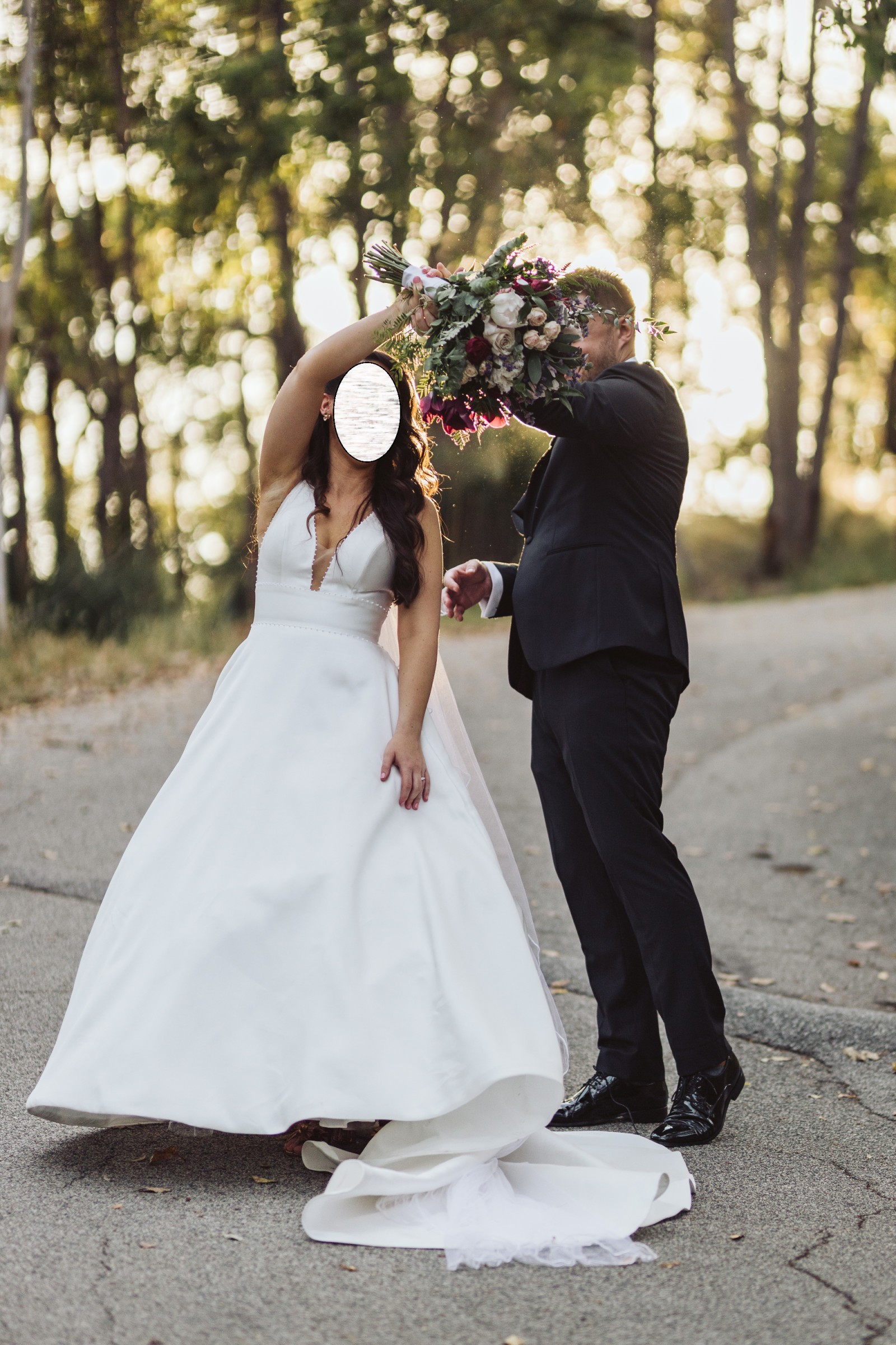 Maggie Sottero Raven Mikado A Line Wedding Dress Stillwhite