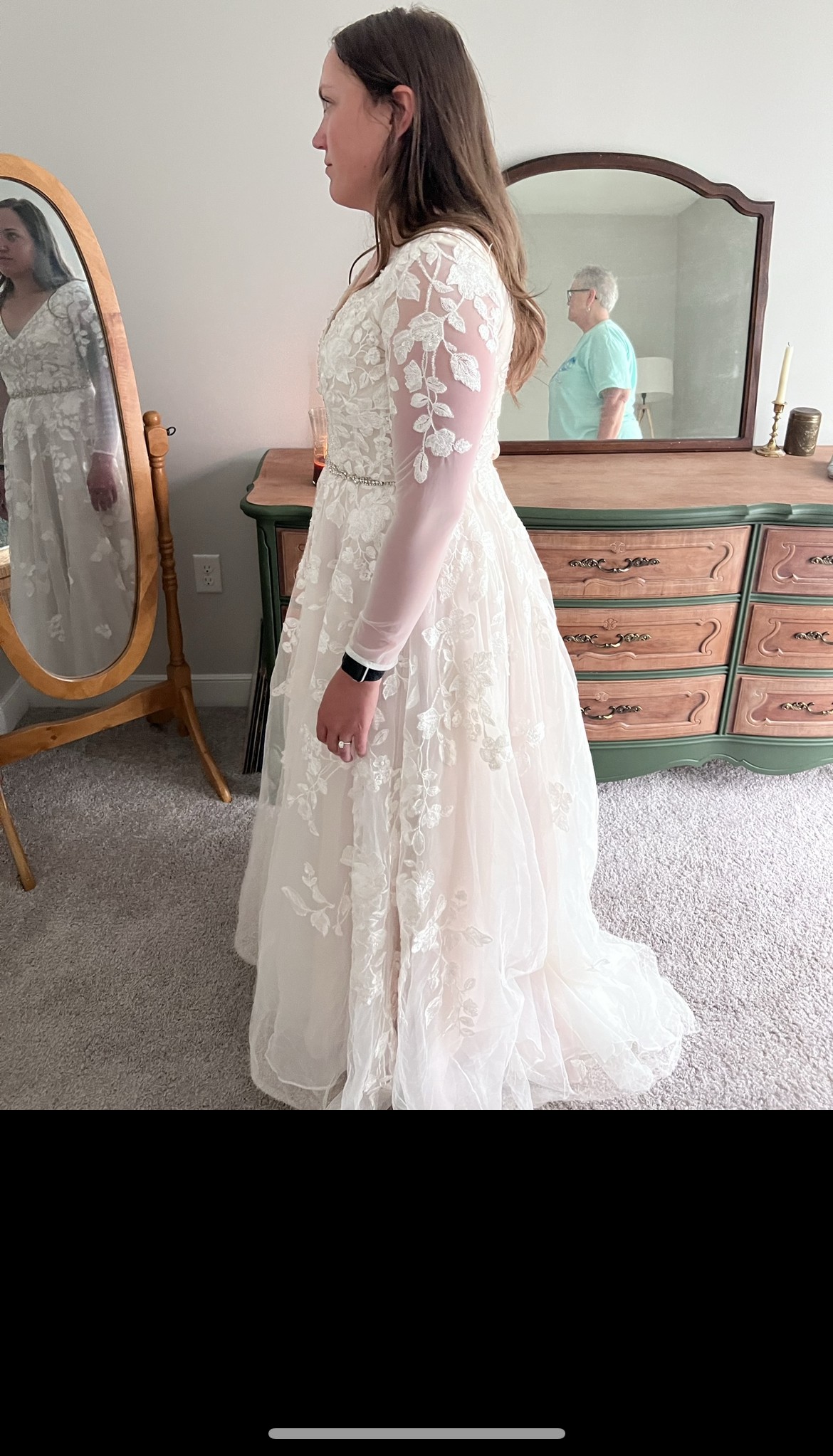 Galina long outlet sleeve wedding dress