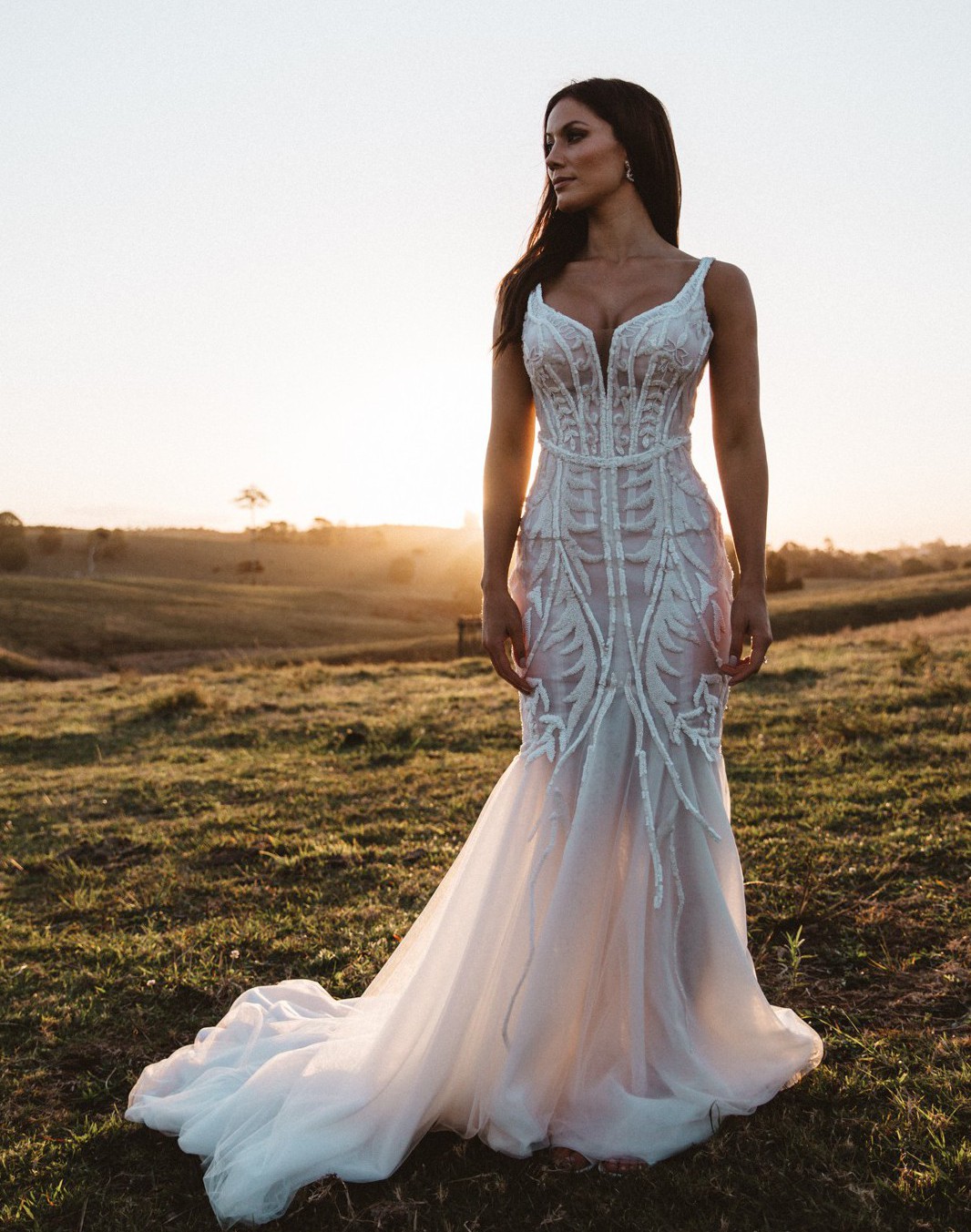 Alin Le' Kal Custom Made Used Wedding Dress Save 48