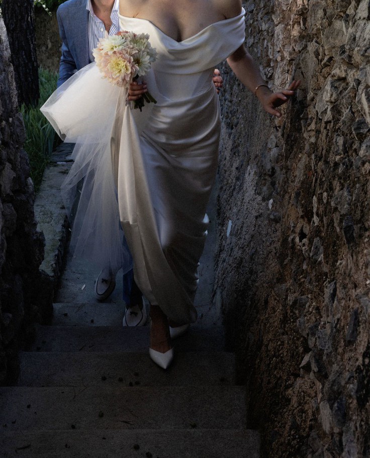 Vivienne Westwood, Long Cocotte, Silk Satin Wedding Dress Save 44% -  Stillwhite
