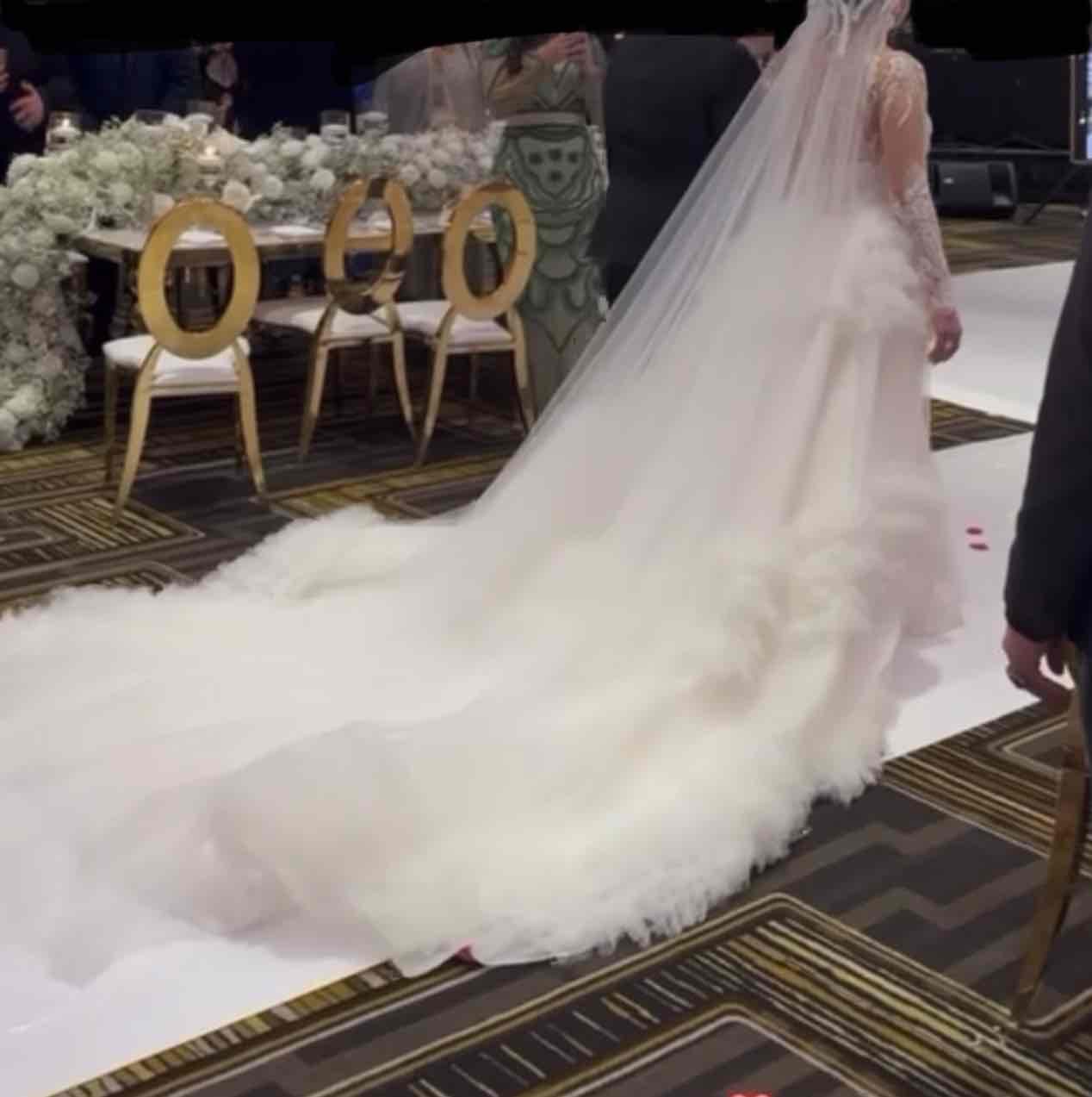 white wedding dress, mermaid wedding dress main image 1