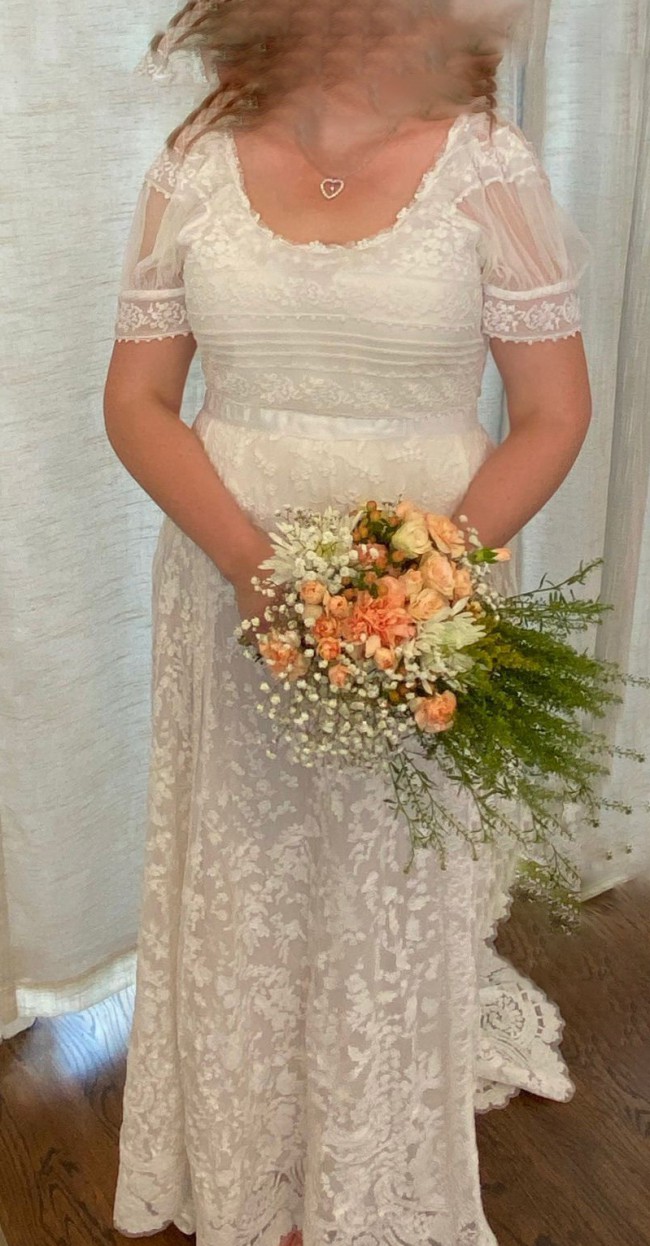 Love Shack Fancy Preowned Wedding Dress Save 60 Stillwhite