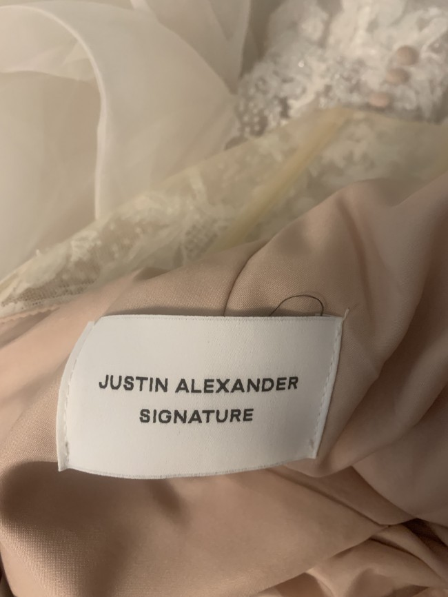 Alexander Label Justin Alexander New Wedding Dress Save 38% - Stillwhite