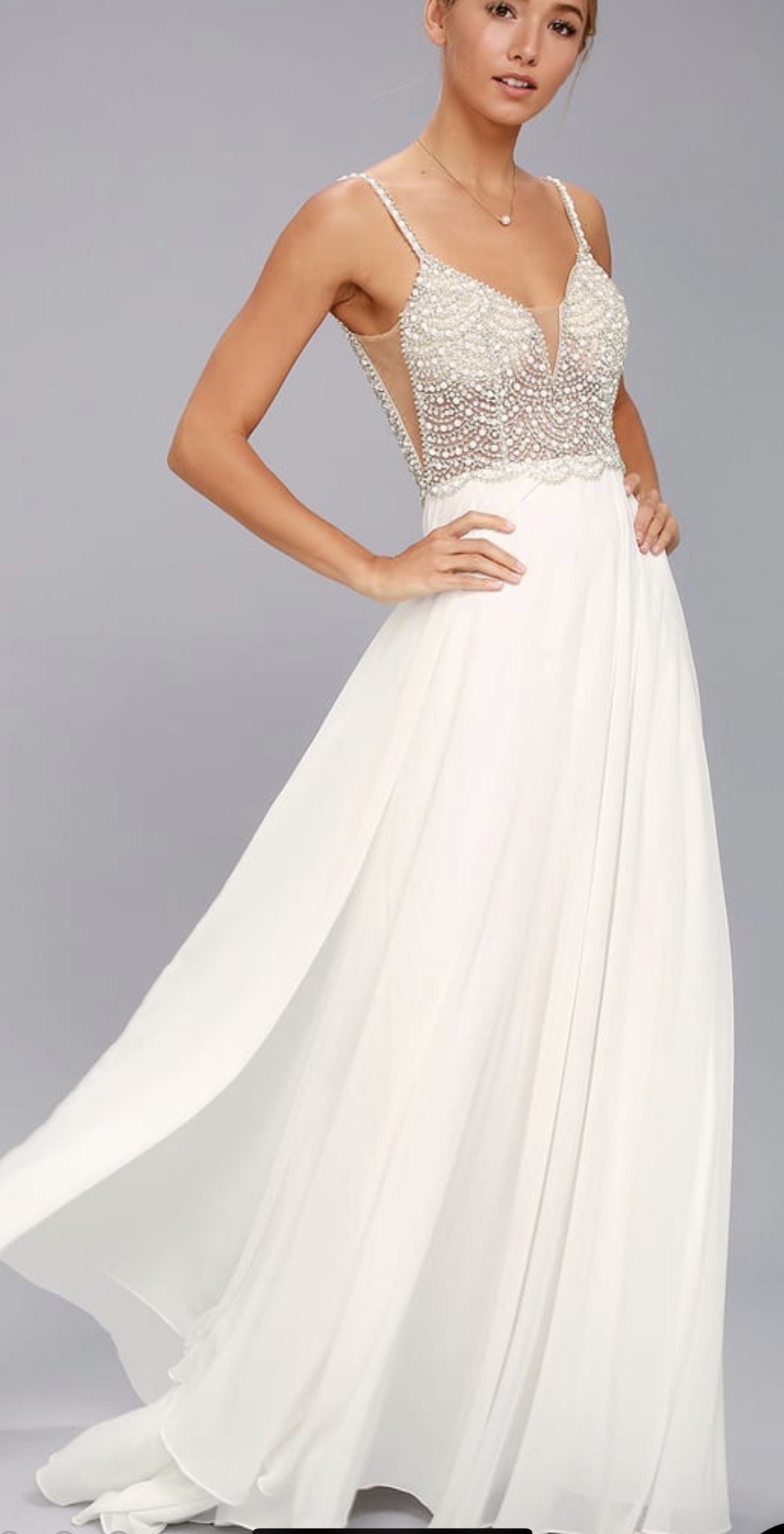 lulus bridal dress