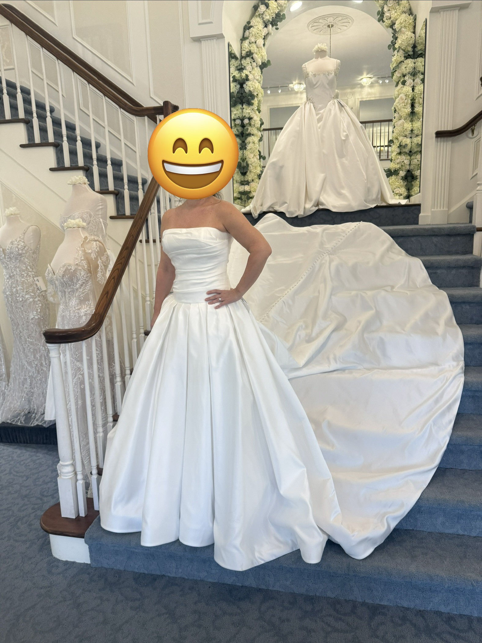 Justin Alexander, Satin drop waist Sample Wedding Dress Save 67% - Stillwhite Justin Alexander, Satin drop waist Sample Wedding Dress Save 67% - Stillwhite
