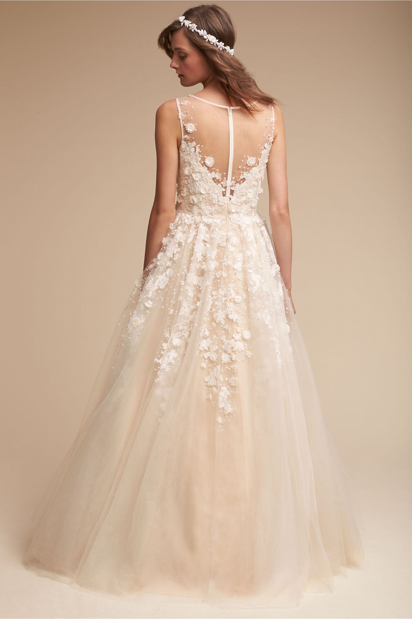 Bhldn Ariane Gown Creme Preloved Wedding Dress On Sale 36 Off