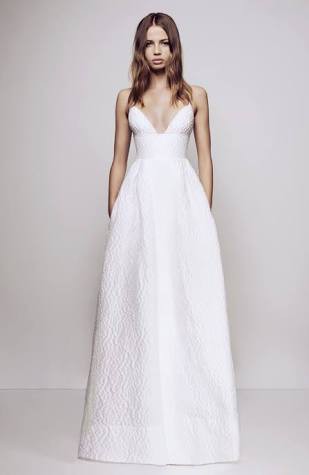 alex perry white gown