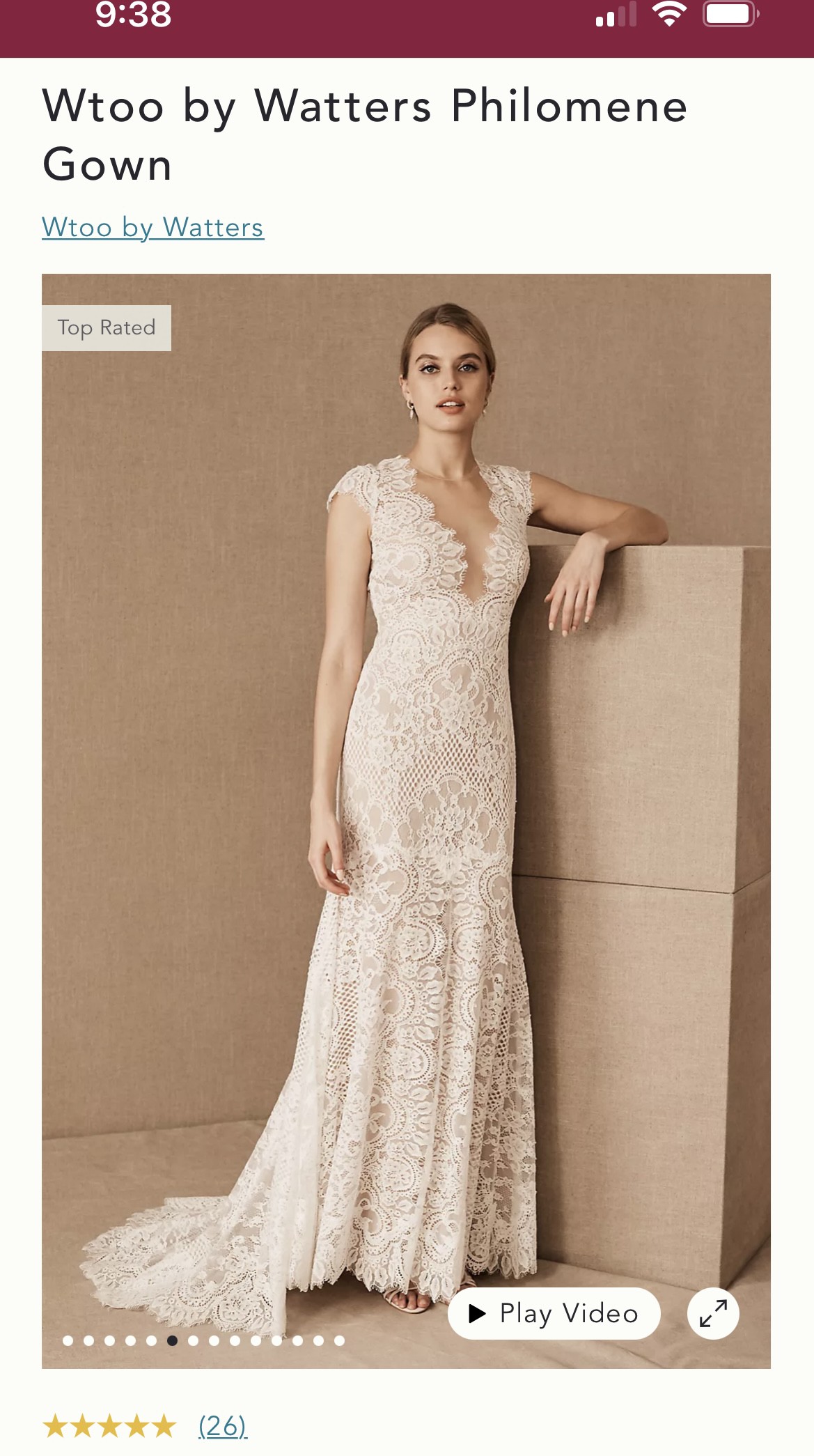 Anthropologie Philomene Wedding Dress Save 52 Stillwhite