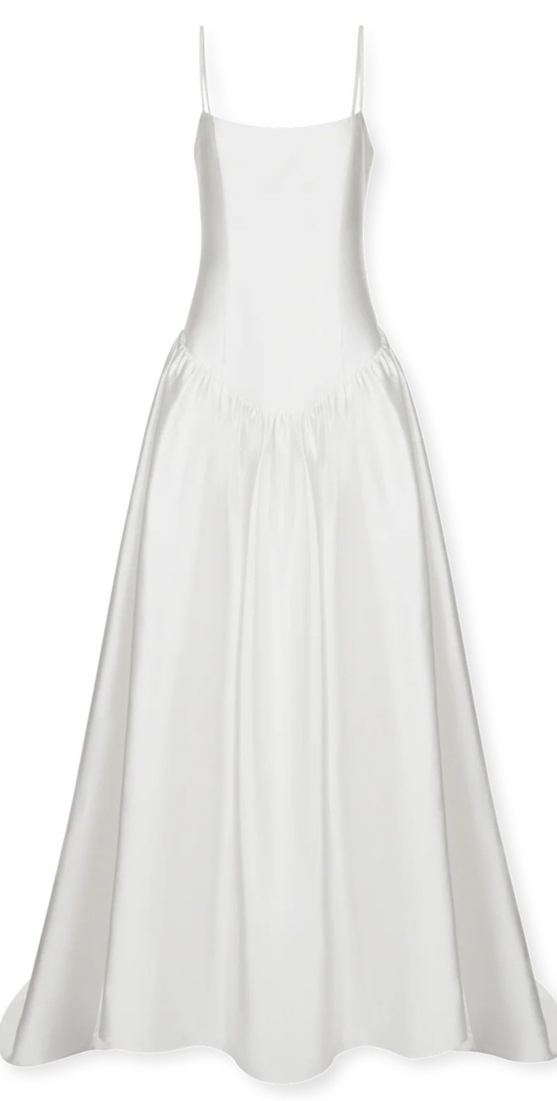 beach dress elegant Princesa White Lace Drop Waist Maxi Dress - XS Size - Women's Dresses