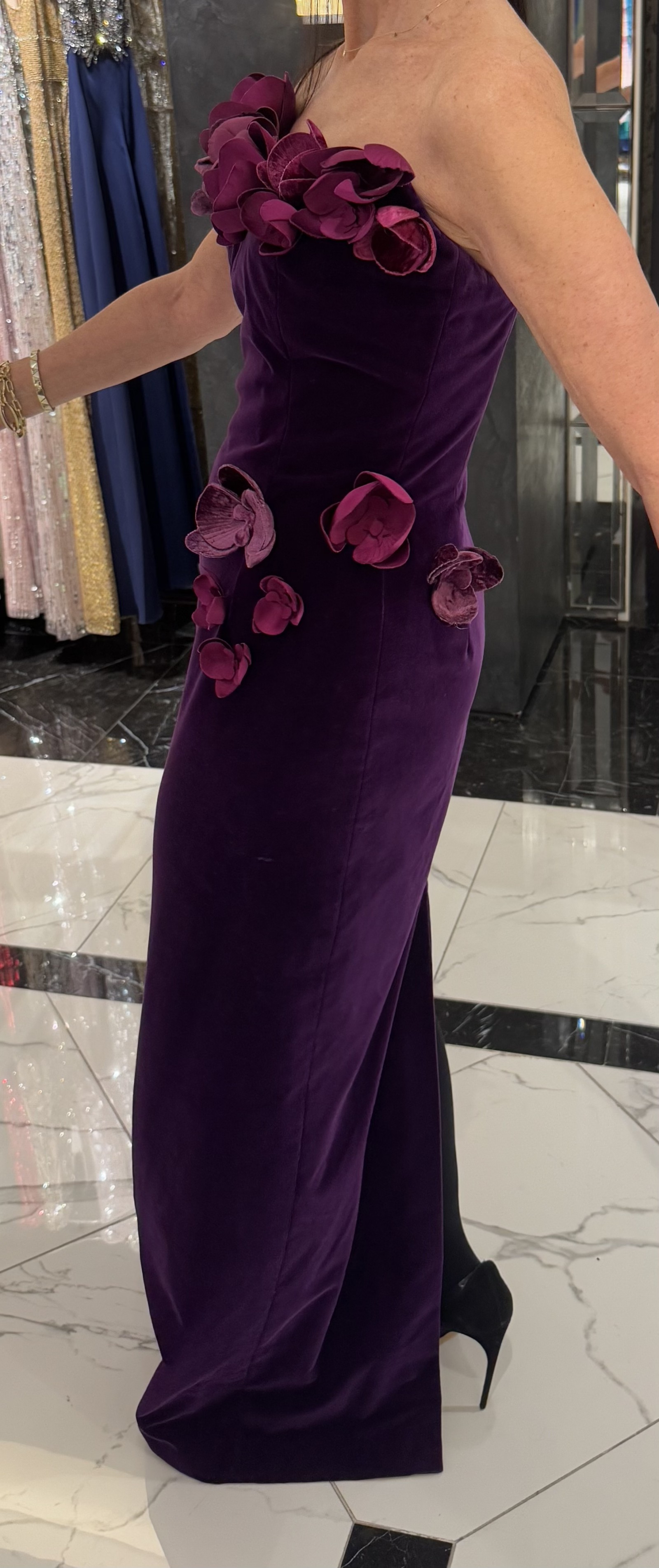 green emerald velvet dress Buy Palazzo Kurta Set USA