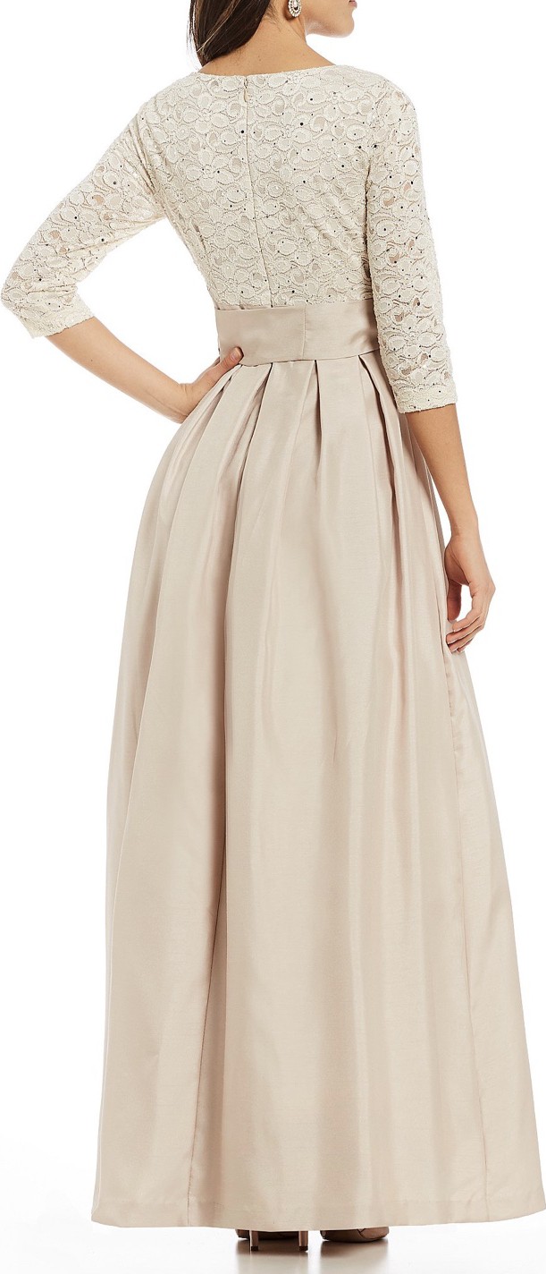 Jessica Howard Jessica Howard Pleated Skirt Bow Tie Waist Ball Go
