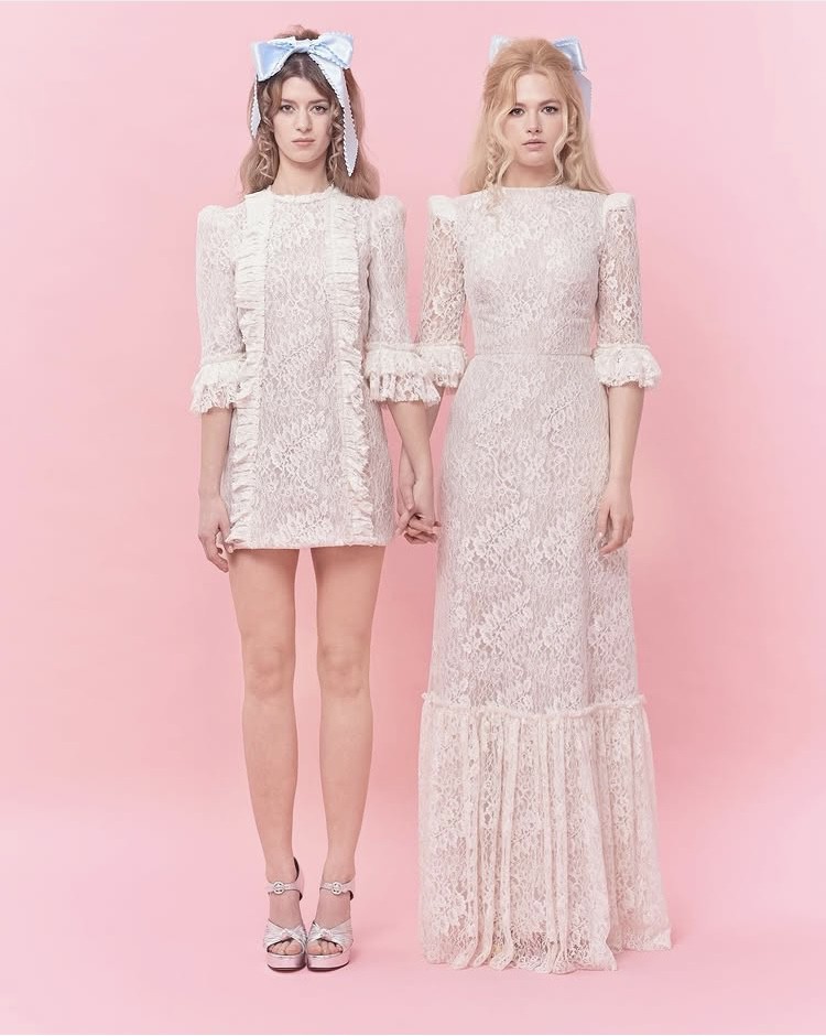 The Vampire's Wife, Aurora Floral Leavers Lace Dress