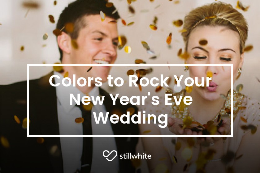 Sparkling New Year's Eve Wedding Colors