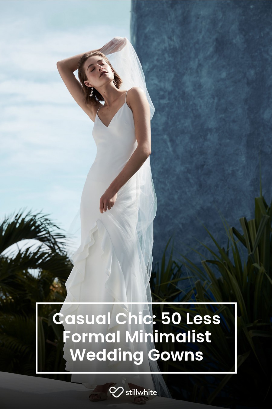 Casual Chic: 50 Less Formal Minimalist Wedding Gowns – Stillwhite Blog