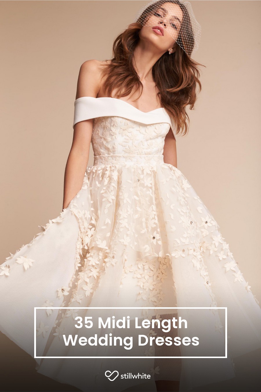 35 Midi Length Wedding Dresses – Stillwhite Blog