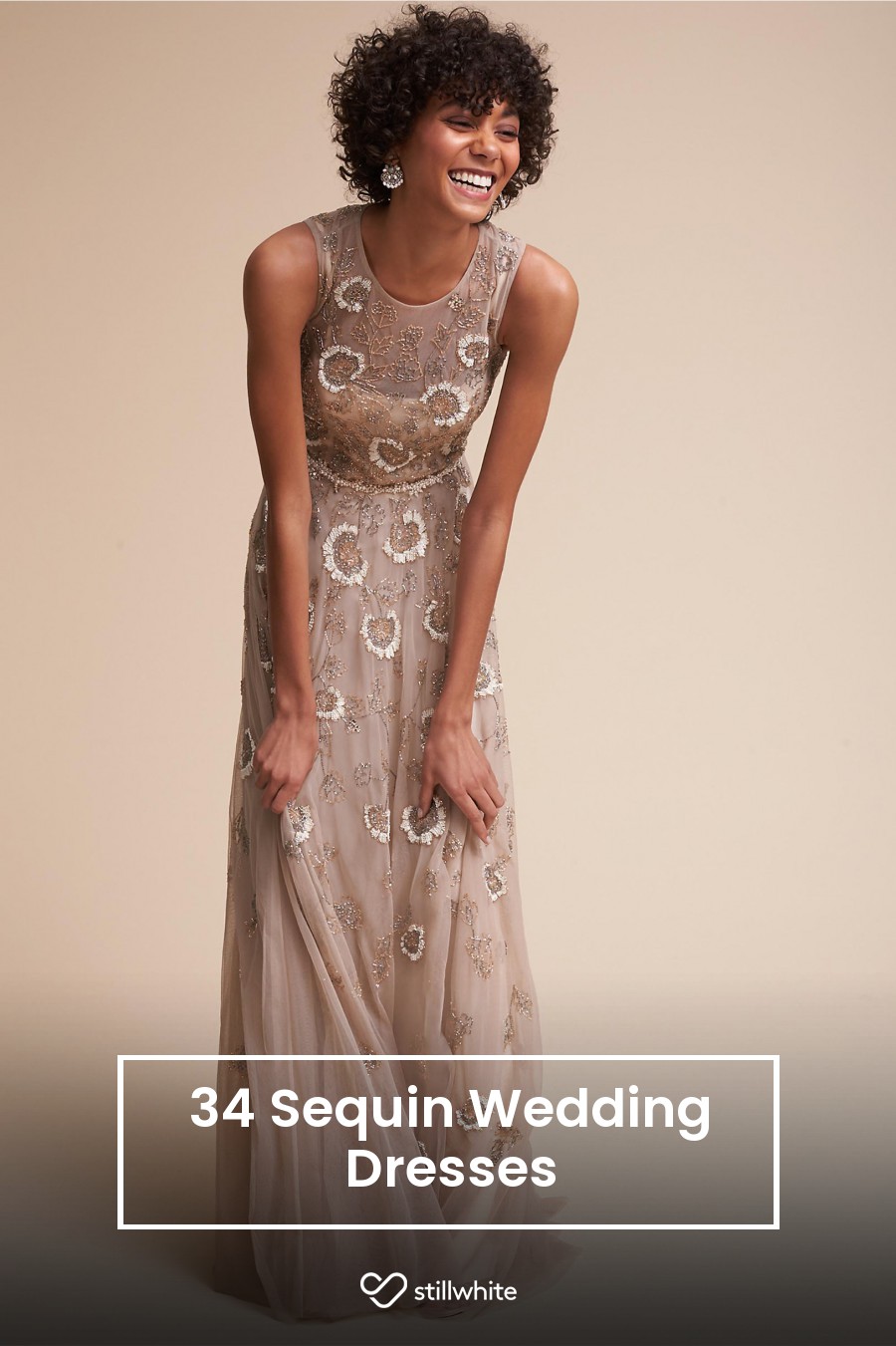 34 Sequin Wedding Dresses – Stillwhite Blog